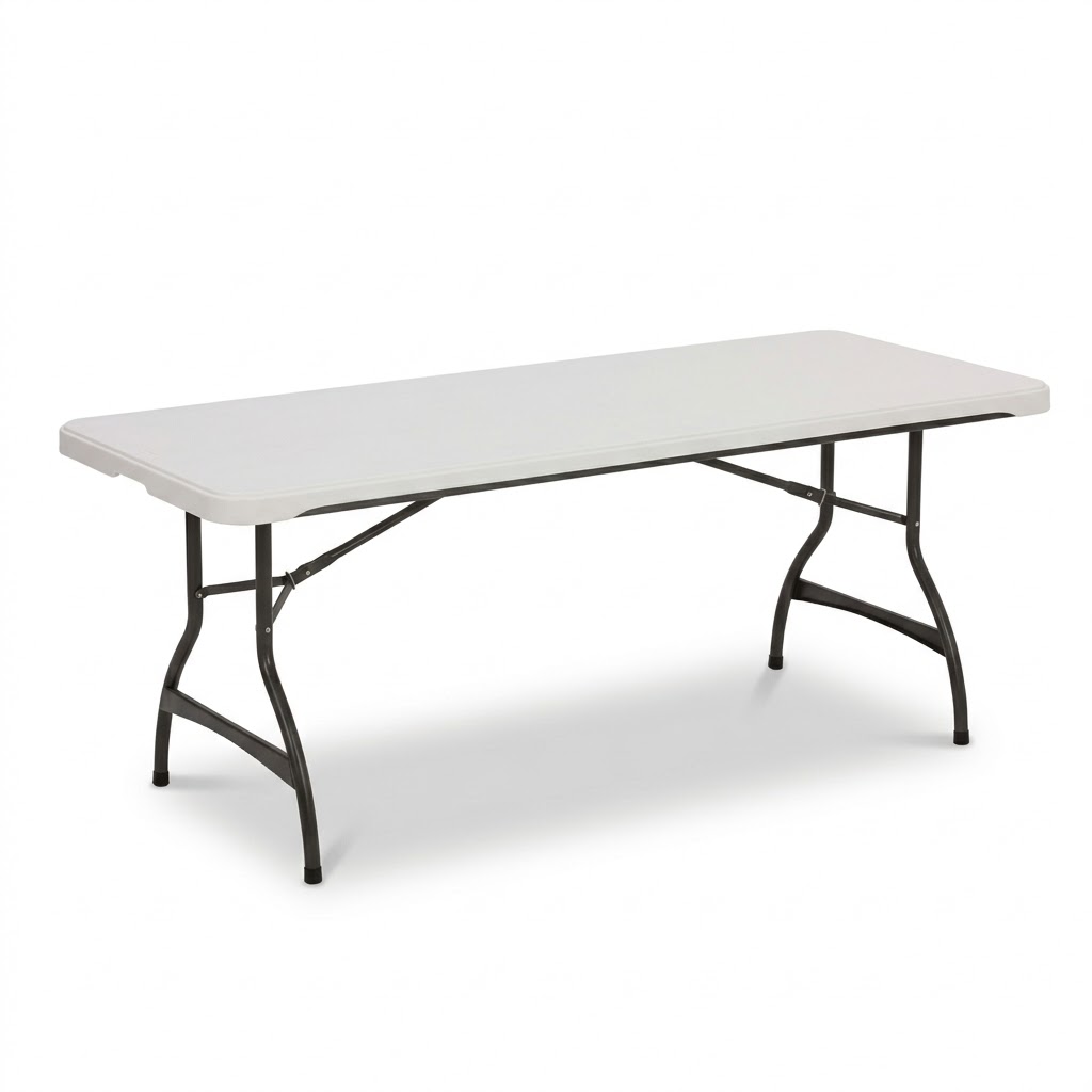 Rectangle Table 6FT rental Reno, event planning, party supplies, equipment rental, celebration, party rentals near me, professional setup, Reno party tables, table rentals Reno, banquet table Reno, folding table rental, party furniture Reno, event tables Reno